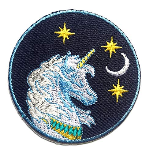 Einhorn Kinder - Aufnäher, Bügelbild, Aufbügler, Applikationen, Patches, Flicken, zum aufbügeln, Größe: 7 x 7 cm Einhorn Kinder - Aufnäher, Bügelbild, Aufbügler, Applikationen, Patches, Flicken, zum aufbügeln, Größe: 7 x 7 cm von Catch the Patch