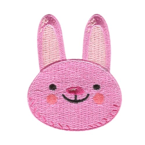 Hase Kopf Tier - Aufnäher, Bügelbild, Aufbügler, Applikationen, Patches, Flicken, Zum Aufbügeln, Größe: 5,1 x 6,3 cm Hase Kopf Tier - Aufnäher, Bügelbild, Aufbügler, Applikationen, Patches, Flicken, Zum Aufbügeln, Größe: 5,1 x 6,3 cm von Catch the Patch