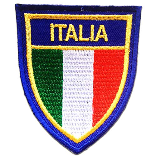 ITALIA Flagge Fahne Italien - Aufnäher, Bügelbild, Aufbügler, Applikationen, Patches, Flicken, zum aufbügeln, Größe: 6.0 x 7.4 cm ITALIA Flagge Fahne Italien - Aufnäher, Bügelbild, Aufbügler, Applikationen, Patches, Flicken, zum aufbügeln, Größe: 6.0 x 7.4 cm von Catch the Patch