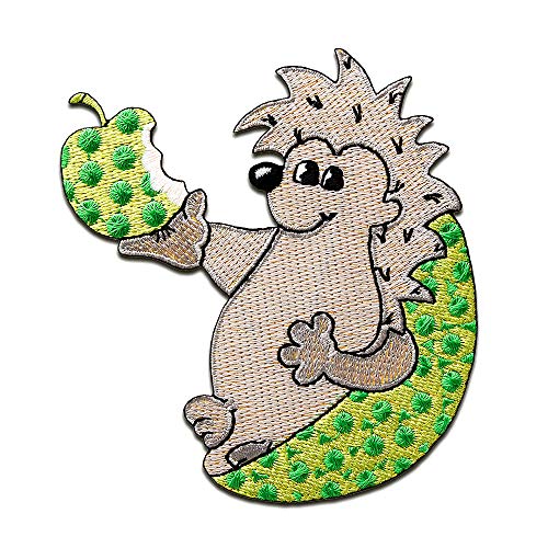 Igel - Aufnäher, Bügelbild, Aufbügler, Applikationen, Patches, Flicken, zum aufbügeln, Größe: 7,9 x 8 cm Igel - Aufnäher, Bügelbild, Aufbügler, Applikationen, Patches, Flicken, zum aufbügeln, Größe: 7,9 x 8 cm von Catch the Patch