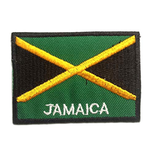 JAMAICA Flagge Fahne - Aufnäher, Bügelbild, Aufbügler, Applikationen, Patches, Flicken, zum aufbügeln, Größe: 7.4 x 5.4 cm JAMAICA Flagge Fahne - Aufnäher, Bügelbild, Aufbügler, Applikationen, Patches, Flicken, zum aufbügeln, Größe: 7.4 x 5.4 cm von Catch the Patch