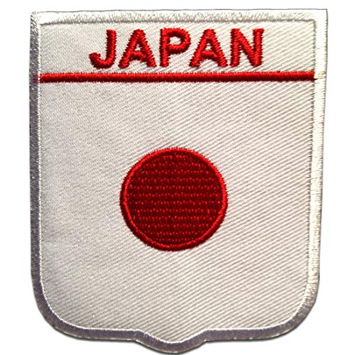 Catch the Patch Japan Flagge Fahne - (Größe: 6,5 x 7,5 cm) Aufnäher, Bügelbilder, Aufbügler, Applikationen, Patches, Sticker zum Aufbügeln oder Aufnähen – für Kleidung, Taschen, Jacken Catch the Patch Japan Flagge Fahne - (Größe: 6,5 x 7,5 cm) Aufnäher, Bügelbilder, Aufbügler, Applikationen, Patches, Sticker zum Aufbügeln oder Aufnähen – für Kleidung, Taschen, Jacken von Catch the Patch