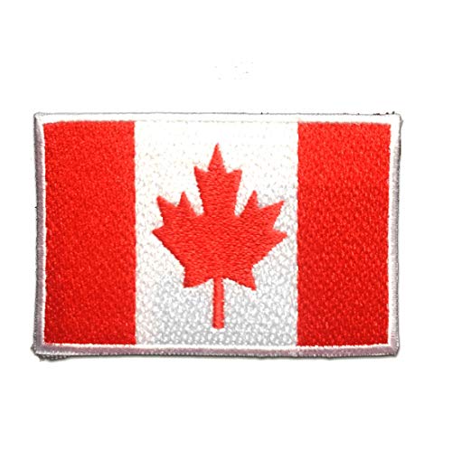 KANADA Flagge Fahne - Aufnäher, Bügelbild, Aufbügler, Applikationen, Patches, Flicken, zum aufbügeln, Größe: 7.4 x 4.9 cm KANADA Flagge Fahne - Aufnäher, Bügelbild, Aufbügler, Applikationen, Patches, Flicken, zum aufbügeln, Größe: 7.4 x 4.9 cm von Catch the Patch