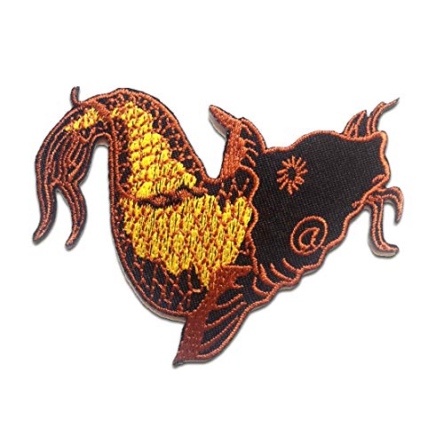Katzenfisch Tier - Aufnäher, Bügelbild, Aufbügler, Applikationen, Patches, Flicken, zum aufbügeln, Größe: 9.2 x 6.5 cm Katzenfisch Tier - Aufnäher, Bügelbild, Aufbügler, Applikationen, Patches, Flicken, zum aufbügeln, Größe: 9.2 x 6.5 cm von Catch the Patch