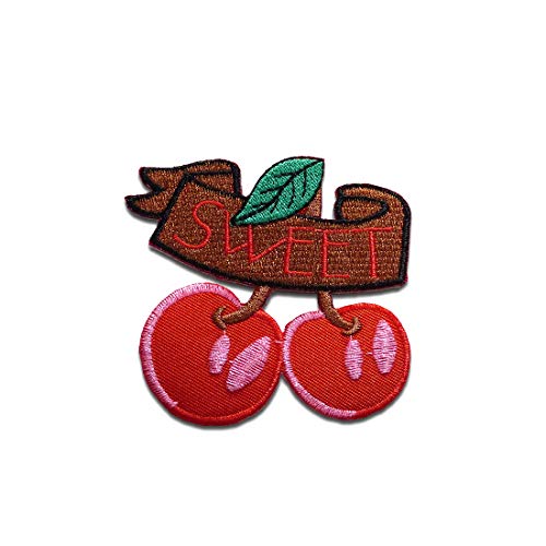 Catch the Patch Kirsche Sweet - (Größe: 7,5 x 7,5 cm) Aufnäher, Bügelbilder, Aufbügler, Applikationen, Patches, Sticker zum Aufbügeln oder Aufnähen – für Kleidung, Taschen, Jacken Catch the Patch Kirsche Sweet - (Größe: 7,5 x 7,5 cm) Aufnäher, Bügelbilder, Aufbügler, Applikationen, Patches, Sticker zum Aufbügeln oder Aufnähen – für Kleidung, Taschen, Jacken von Catch the Patch