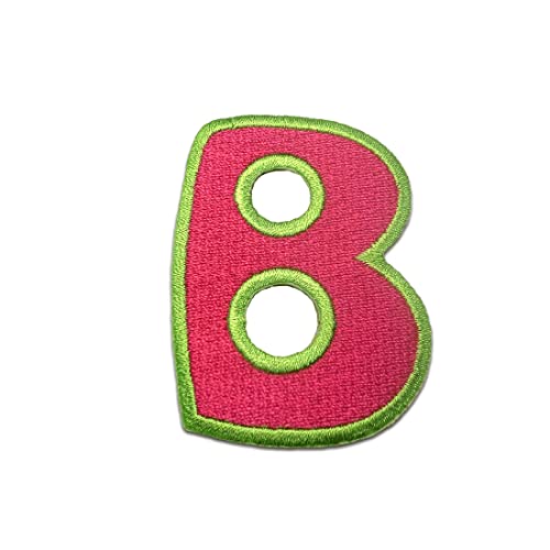 Komplettes Alphabet einzeln auswählbar - Aufnäher, Bügelbild, Aufbügler, Applikationen, Patches, Flicken, zum aufbügeln, Größe:, Alphabet/Buchstabe:Buchstabe B - 6.3x4.6cm Komplettes Alphabet einzeln auswählbar - Aufnäher, Bügelbild, Aufbügler, Applikationen, Patches, Flicken, zum aufbügeln, Größe:, Alphabet/Buchstabe:Buchstabe B - 6.3x4.6cm von Catch the Patch
