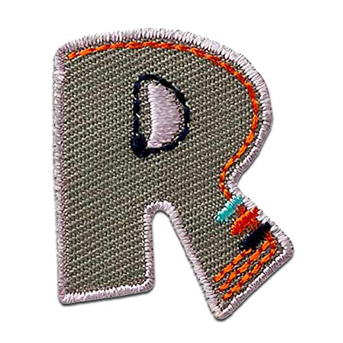 Komplettes Alphabet einzeln auswählbar - Aufnäher, Bügelbild, Aufbügler, Applikationen, Patches, Flicken, zum aufbügeln, Größe:, Alphabet MQ bunt/blau:Buchstabe R 2.8 x 3.4 cm Komplettes Alphabet einzeln auswählbar - Aufnäher, Bügelbild, Aufbügler, Applikationen, Patches, Flicken, zum aufbügeln, Größe:, Alphabet MQ bunt/blau:Buchstabe R 2.8 x 3.4 cm von Catch the Patch