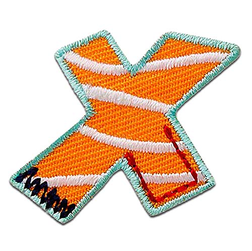 Komplettes Alphabet einzeln auswählbar - Aufnäher, Bügelbild, Aufbügler, Applikationen, Patches, Flicken, zum aufbügeln, Größe:, Alphabet MQ bunt/blau:Buchstabe X 3.4 x 3.2 cm Komplettes Alphabet einzeln auswählbar - Aufnäher, Bügelbild, Aufbügler, Applikationen, Patches, Flicken, zum aufbügeln, Größe:, Alphabet MQ bunt/blau:Buchstabe X 3.4 x 3.2 cm von Catch the Patch