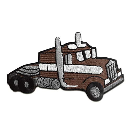LKW Truck Kinder - Aufnäher, Bügelbild, Aufbügler, Applikationen, Patches, Flicken, zum aufbügeln, Größe: 10,9 x 7 cm von Catch the Patch