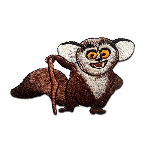 Lemur Tier Kinder - Aufnäher, Bügelbild, Aufbügler, Applikationen, Patches, Flicken, zum aufbügeln, Größe: 5,6 x 8,3 cm Lemur Tier Kinder - Aufnäher, Bügelbild, Aufbügler, Applikationen, Patches, Flicken, zum aufbügeln, Größe: 5,6 x 8,3 cm von Catch the Patch