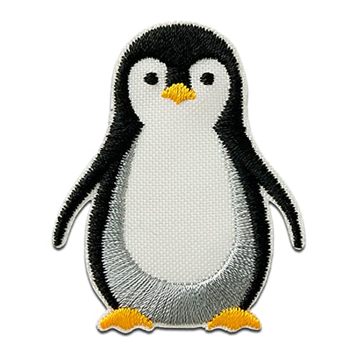Recycl Patch Pinguin Tier Antarktis Think Green - Aufnäher, Bügelbild, Aufbügler, Applikationen, Patches, Flicken, zum aufbügeln, Größe: 5 x 4 cm Recycl Patch Pinguin Tier Antarktis Think Green - Aufnäher, Bügelbild, Aufbügler, Applikationen, Patches, Flicken, zum aufbügeln, Größe: 5 x 4 cm von Catch the Patch