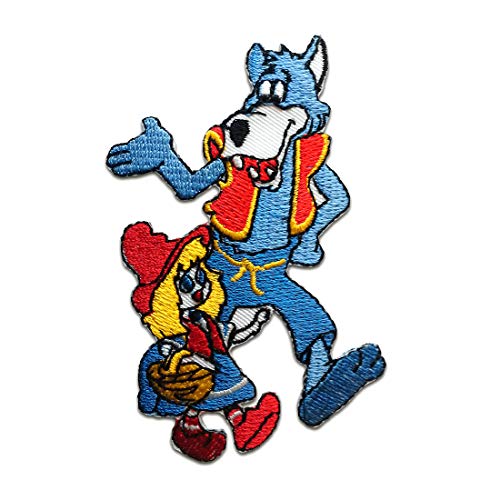 Catch the Patch Rotkäppchen böser Wolf Kinder - (Größe: 8,9 x 5,9 cm) – Aufbügler & Applikationen in verschiedenen Größen – Ideal für Kleidung, Schulranzen, Jeans & Rucksäcke Catch the Patch Rotkäppchen böser Wolf Kinder - (Größe: 8,9 x 5,9 cm) – Aufbügler & Applikationen in verschiedenen Größen – Ideal für Kleidung, Schulranzen, Jeans & Rucksäcke von Catch the Patch