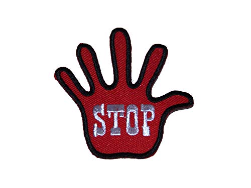 STOP SIGN Symbol Logo - Aufnäher, Bügelbild, Aufbügler, Applikationen, Patches, Flicken, zum aufbügeln, Größe: 7,0 x 7,0 cm STOP SIGN Symbol Logo - Aufnäher, Bügelbild, Aufbügler, Applikationen, Patches, Flicken, zum aufbügeln, Größe: 7,0 x 7,0 cm von Catch the Patch