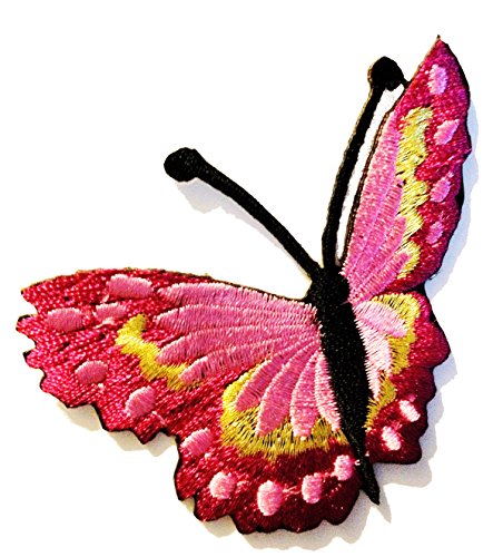 Schmetterling - Aufnäher, Bügelbild, Aufbügler, Applikationen, Patches, Flicken, zum aufbügeln, Größe: 7.9 x 6.3 cm von Catch the Patch