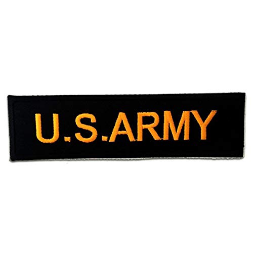 U.S Army - Aufnäher, Bügelbild, Aufbügler, Applikationen, Patches, Flicken, zum aufbügeln, Größe: 12,4 x 3,5 cm von Catch the Patch