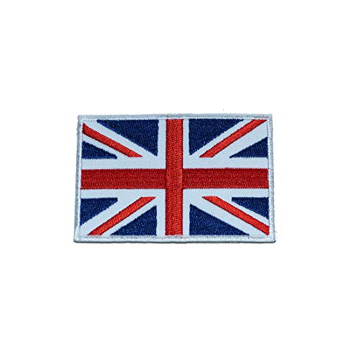 UK England Großbritannien Flagge - Aufnäher, Bügelbild, Aufbügler, Applikationen, Patches, Flicken, zum aufbügeln, Größe: 8 x 5,5 cm UK England Großbritannien Flagge - Aufnäher, Bügelbild, Aufbügler, Applikationen, Patches, Flicken, zum aufbügeln, Größe: 8 x 5,5 cm von Catch the Patch