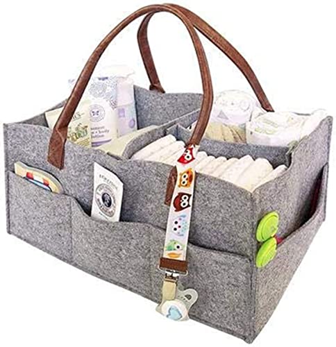 CatcherMy Faltbare Filz-Aufbewahrungstasche, tragbar, leicht, multifunktional, wechselbare Fächer für Mutter, Neugeborene, Kinder, Windeln, Grau, #07 CatcherMy Faltbare Filz-Aufbewahrungstasche, tragbar, leicht, multifunktional, wechselbare Fächer für Mutter, Neugeborene, Kinder, Windeln, Grau, #07 von CatcherMy