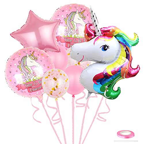 Catelves Einhorn Luftballons, Einhorn Ballon, Luftballon Einhorn, Luftballons Einhorn, Folienballon Einhorn, Folienballon Einhorn Helium, Einhorn Kindergeburtstag, Einhorn Party Deko Kindergeburtstag von Catelves