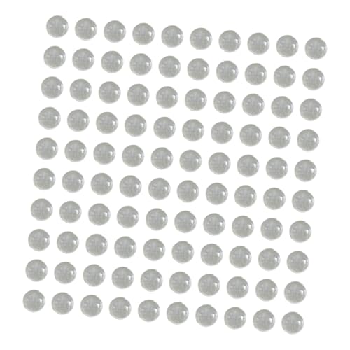 100 transparente Glasperlen, 10 mm, runde dekorative Kugeln für Schmuckherstellung, Bastelarbeiten, Heimdekoration 100 transparente Glasperlen, 10 mm, runde dekorative Kugeln für Schmuckherstellung, Bastelarbeiten, Heimdekoration von Catgol