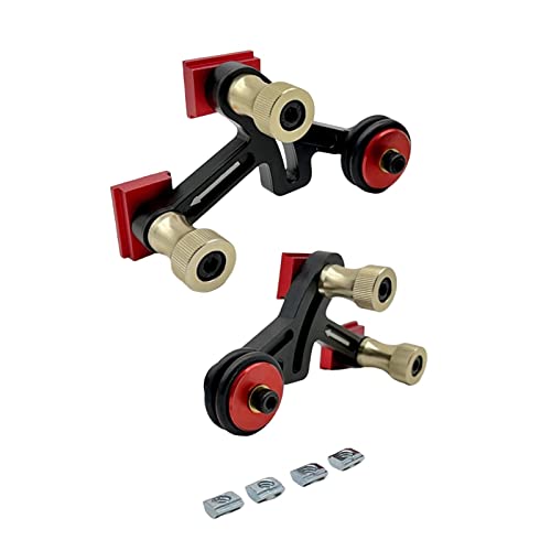 Tischsägenführungen, Aluminiumlegierung, Lagerrollenzuführung für Holzbearbeitung, verstellbare Höhe, 2 Stück Tischsägenführungen, Aluminiumlegierung, Lagerrollenzuführung für Holzbearbeitung, verstellbare Höhe, 2 Stück von Catgol