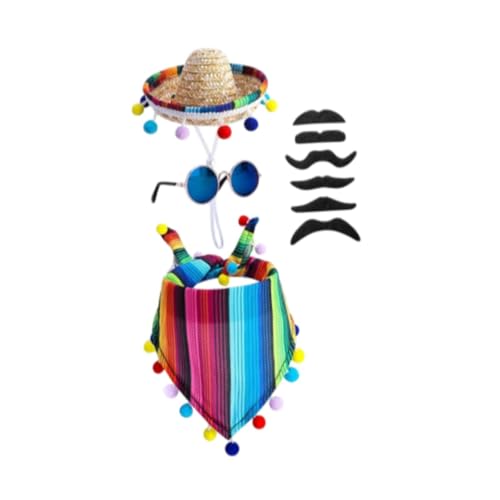 Veranda-Gans-Outfit-Set mit buntem Schal und Hut für Rasenstatue Veranda-Gans-Outfit-Set mit buntem Schal und Hut für Rasenstatue von Catgol