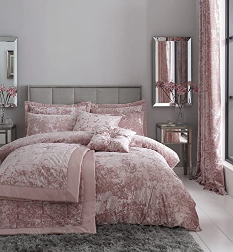 Catherine Lansfield Bettwäsche-Set für Doppelbett aus Pannesamt, mit Kissenbezügen, Blush Pink Catherine Lansfield Bettwäsche-Set für Doppelbett aus Pannesamt, mit Kissenbezügen, Blush Pink von Catherine Lansfield
