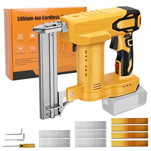 Cordless Nail Gun Compatible with DEWALT 20V Battery,2 Mode, 18 Gauge 5/8 to 1-1/4 Inch,1000pcs Nails/Staples for Upholstery,Carpentry and Woodworking Projects(Tools Only) von Catolsss