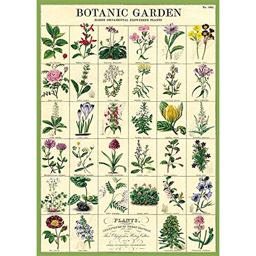 Cavallini Botanic Garden Geschenkpapier für Poster von Cavallini