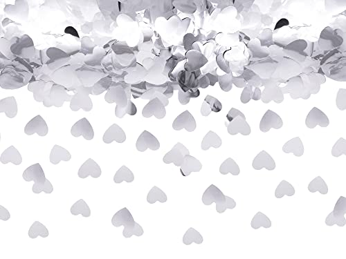 Cavore Herzkonfetti silber, 2,5cm, 30g, 1500 Konfetti Herzen – Tischdeko für Hochzeit, Verlobung, Valentinstag, Babyparty, Geburtstag, Taufe Cavore Herzkonfetti silber, 2,5cm, 30g, 1500 Konfetti Herzen – Tischdeko für Hochzeit, Verlobung, Valentinstag, Babyparty, Geburtstag, Taufe von Cavore