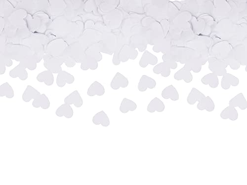 Cavore Herzkonfetti weiß, 2,5cm, 30g, 1500 Konfetti Herzen – Tischdeko für Hochzeit, Verlobung, Valentinstag, Babyparty, Geburtstag, Taufe Cavore Herzkonfetti weiß, 2,5cm, 30g, 1500 Konfetti Herzen – Tischdeko für Hochzeit, Verlobung, Valentinstag, Babyparty, Geburtstag, Taufe von Cavore