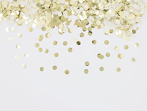 Cavore Konfetti Gold/weiß, 1cm rund, 30g, 1500 Stück – Elegante Partydeko für Geburtstag, Kindergeburtstag, Hochzeit, Babyparty Cavore Konfetti Gold/weiß, 1cm rund, 30g, 1500 Stück – Elegante Partydeko für Geburtstag, Kindergeburtstag, Hochzeit, Babyparty von Cavore