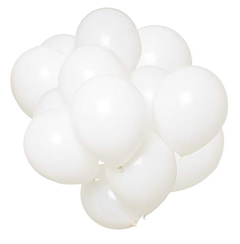 Cavore Luftballons in Weiß – 65 Stück – Partydeko Ballons für Geburtstag, Kindergeburtstag, Babyparty, JGA, Taufe & Hochzeit von Cavore