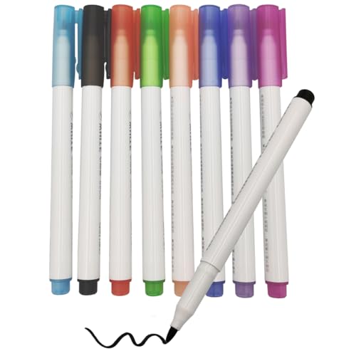 Caxmtu Whiteboard Marker Pen Geringer Geruch Trocken Wischen Stifte Trocken Erase Marker mit Feiner Spitze, 8 Stück von Caxmtu