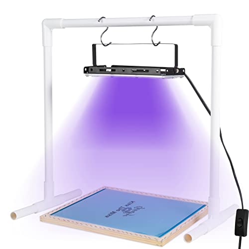 Caydo 20 W LED UV-Siebdruck-Belichtungslicht und Lichtständer für Siebdruck, Belichtung und Cyanotypen von Caydo