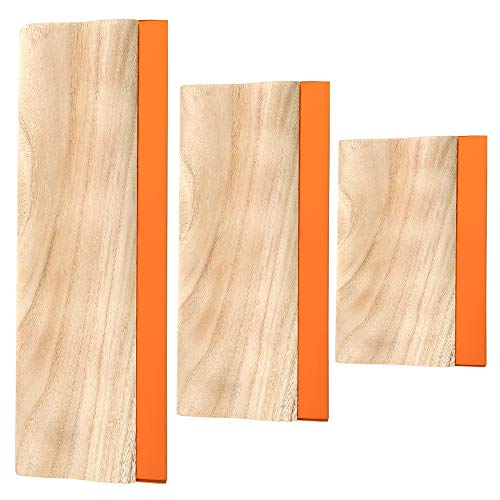 Caydo 3 Stück Siebdruckrakel in 3 Größen, 75 Durometer Holz-Tintenkratzer für Siebdruck auf Stoff, 15CM, 24CM, 35CM Caydo 3 Stück Siebdruckrakel in 3 Größen, 75 Durometer Holz-Tintenkratzer für Siebdruck auf Stoff, 15CM, 24CM, 35CM von Caydo