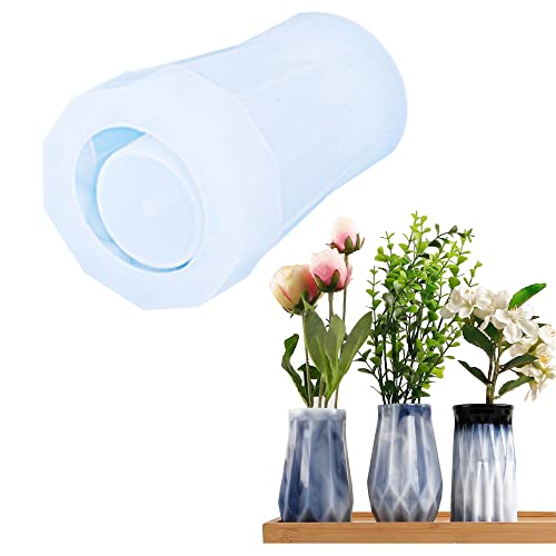 Cayway Blumenvase Silikonform Epoxidharz Form Vase Gießform, Resin Form, Heimtextilien von Cayway
