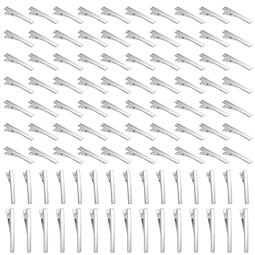 Cayway Haarspangen, Metallspangen für Haarnadel Harz Silikonformen DIY, Haarnadel für Epoxidharz Haarnadel, 100 Stück in 3 Stil, Silber Cayway Haarspangen, Metallspangen für Haarnadel Harz Silikonformen DIY, Haarnadel für Epoxidharz Haarnadel, 100 Stück in 3 Stil, Silber von Cayway