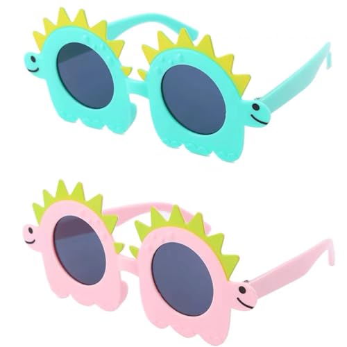 Cazqgoy Dinosaur Glasses, Novelty Funny Birthday Sunglasses, Birthday Glasses, Glasses for Birthday Parties von Cazqgoy