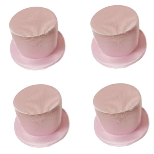 Cazqgoy Mini-Zylinderhut, Schneemannhut, Miniatur-Kostüm, Hüte für Schneemann, Dekoration, Weihnachten, Party, Basteln, Bastelzubehör, Rosa, 4 Stück Cazqgoy Mini-Zylinderhut, Schneemannhut, Miniatur-Kostüm, Hüte für Schneemann, Dekoration, Weihnachten, Party, Basteln, Bastelzubehör, Rosa, 4 Stück von Cazqgoy