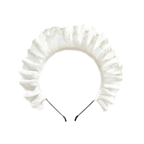 Dienstmädchen Stirnband, Breites Rüschen-Stirnband, Spitze Haarband, Cosplay, Party, Kostüm, Dienstmädchen, Kopfschmuck Dienstmädchen Stirnband, Breites Rüschen-Stirnband, Spitze Haarband, Cosplay, Party, Kostüm, Dienstmädchen, Kopfschmuck von Cazqgoy