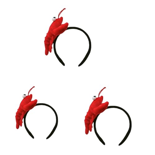 Set of 3 Lobster Costume Hair Accessories for Halloween Christmas Birthday Barbecue Party Cosplay Accessories Set of 3 Lobster Costume Hair Accessories for Halloween Christmas Birthday Barbecue Party Cosplay Accessories von Cazqgoy