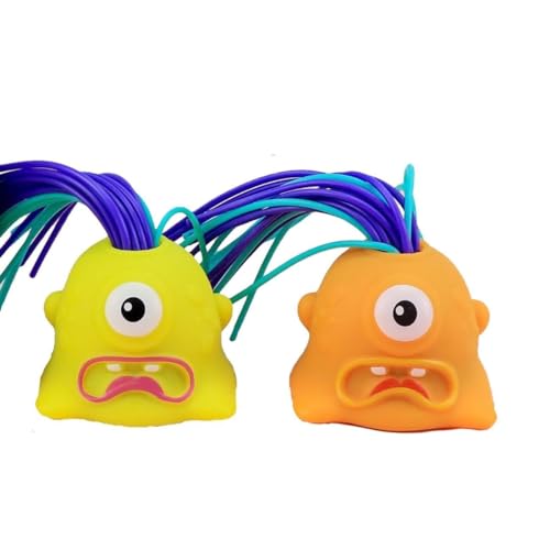 Hair Pulling Sound Toys, Screaming Monster Toys，Hair Pulling Screaming Monster, Fatigue Toys Stress Relief Hair Pulling Screaming Monster, Funny Hair-Pulling Screaming Toy (2PC-2#) von CcaChe