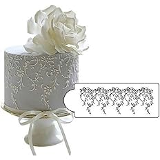 Ccipotatoo Kunststoff-Schablone für Fondant-Kuchen, Blumen-Vorlage, Kuchenspitzen-Bordüre, Zuckerguss, Mousse, Kuchendekorationswerkzeug, Backform für Hochzeit, Geburtstag, Kuchen, DIY-Dekoration Ccipotatoo Kunststoff-Schablone für Fondant-Kuchen, Blumen-Vorlage, Kuchenspitzen-Bordüre, Zuckerguss, Mousse, Kuchendekorationswerkzeug, Backform für Hochzeit, Geburtstag, Kuchen, DIY-Dekoration von Ccipotatoo