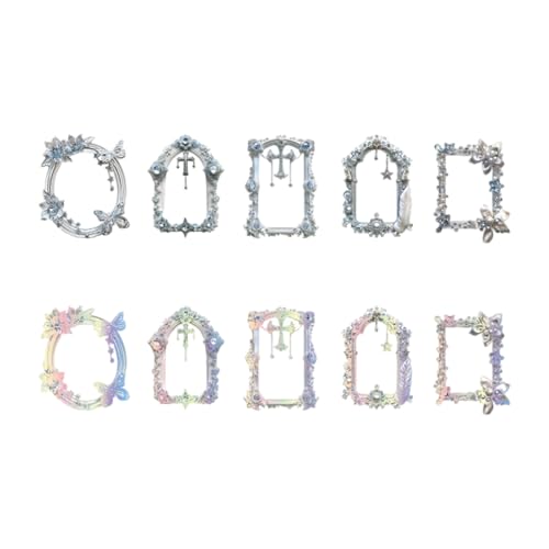10 Blätter Border Sticker Crystal Museums Serie Aufkleber Dekorative Ästhetische Scrapbooking Supplies Border Decorative von CeaBulo