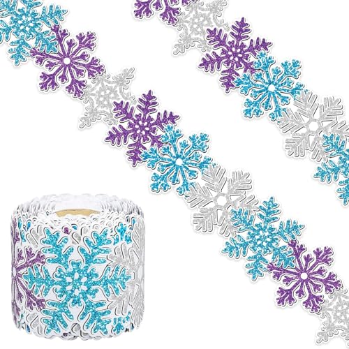 10 M Snowflake Bulletin Board Border Decorative Klassenzimmer Grenzkleber Mit Überbrochener Verschlüsselung Für Die Schule 10 M Snowflake Bulletin Board Border Decorative Klassenzimmer Grenzkleber Mit Überbrochener Verschlüsselung Für Die Schule von CeaBulo