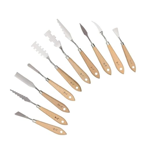 10 PCs/Set Painta Spatel Set Painting Scraper Set Scraper Tool Zubehör Für Ölspatelpalette Werkzeug Für Leinwand 10 PCs/Set Painta Spatel Set Painting Scraper Set Scraper Tool Zubehör Für Ölspatelpalette Werkzeug Für Leinwand von CeaBulo