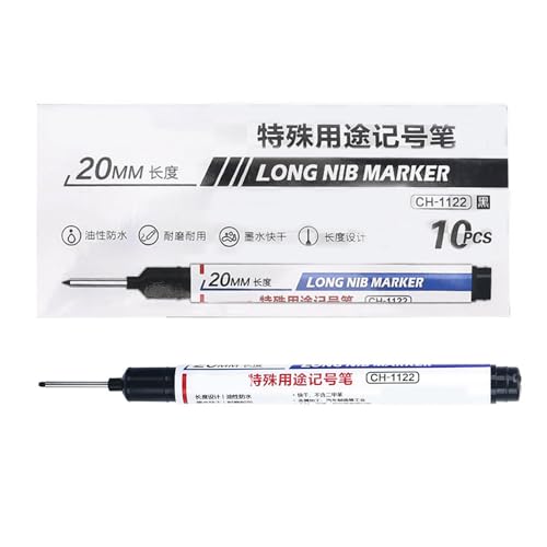 10 Stcs 20mm Langnibs Marker Wasserdicht Tief Durch Markierungen Die Schnell Trocken Sind Tiefes Lochmarker Carpenter Pen 10 Stcs 20mm Langnibs Marker Wasserdicht Tief Durch Markierungen Die Schnell Trocken Sind Tiefes Lochmarker Carpenter Pen von CeaBulo