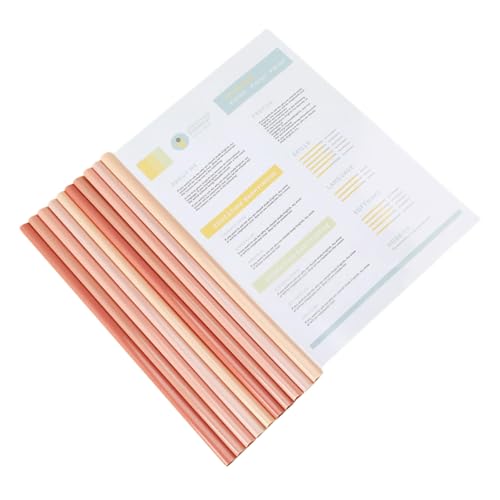 10pcs Lebenslaufabdeckung Ordner Bindemittel Report Clear Datei Ordner Schieberstange Drawbar Book Paper Paper Papier von CeaBulo
