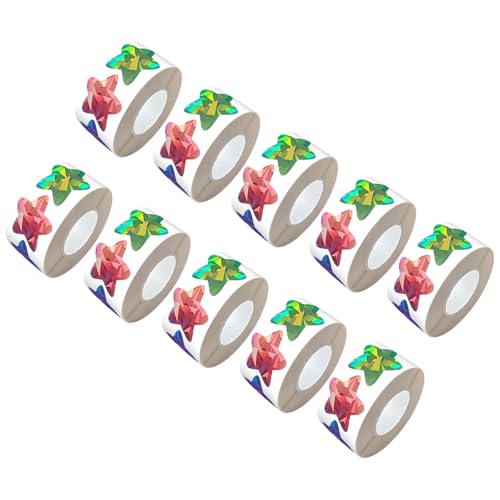5000 PCS Buntes Herz/Stern Aufkleber Kleber Wraping Etikett Für Scrapbooking Journal Notebook Verpackung Seal Sticker Handbuch von CeaBulo