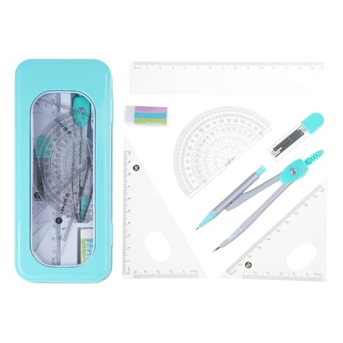 7PCS Student Geometry Tool Student Mathematik Set Mit Zeichnungswerkzeug Mathematik Protraktor Set Square Und Radiergummi Metallkompass 7PCS Student Geometry Tool Student Mathematik Set Mit Zeichnungswerkzeug Mathematik Protraktor Set Square Und Radiergummi Metallkompass von CeaBulo